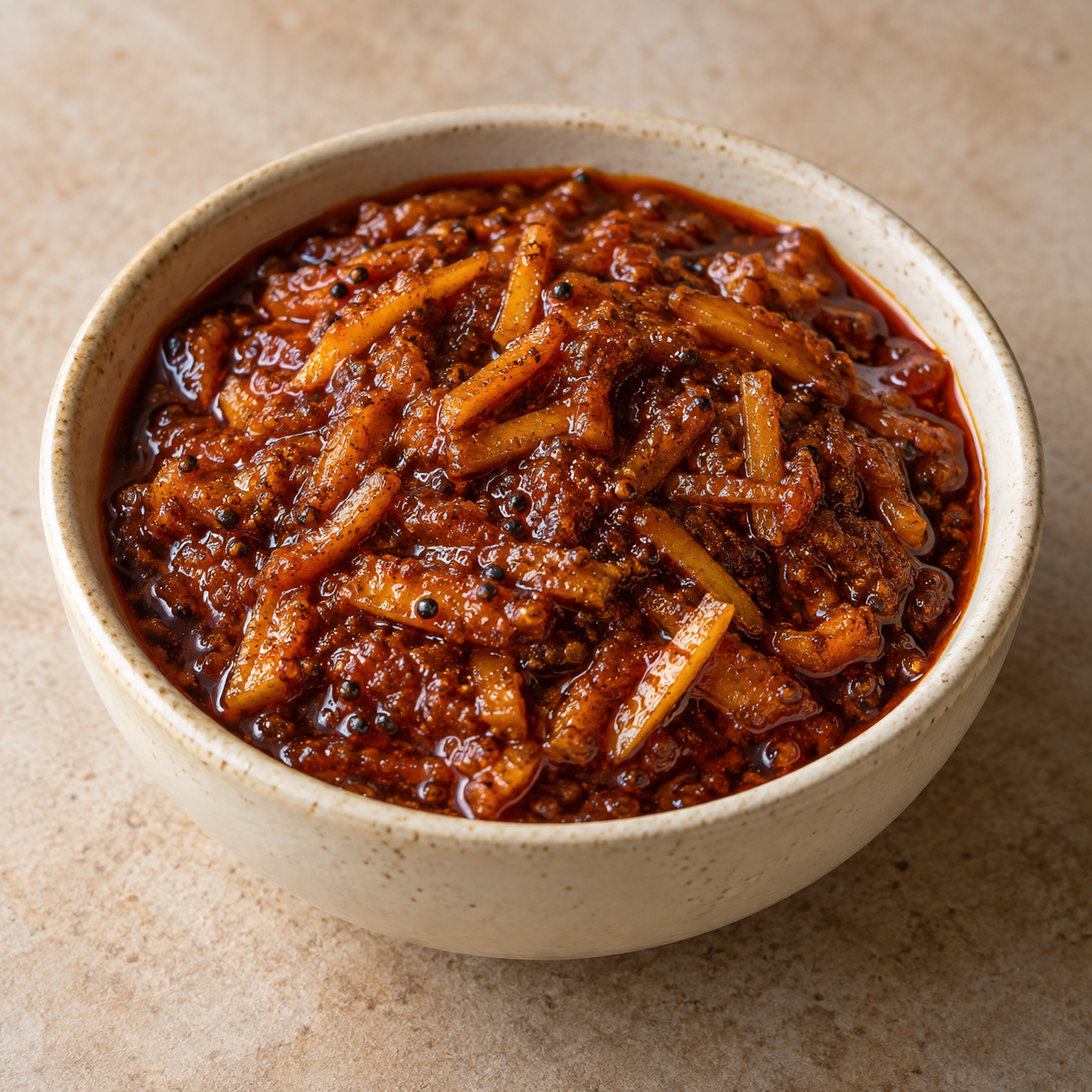 Ginger Pickle sample serving