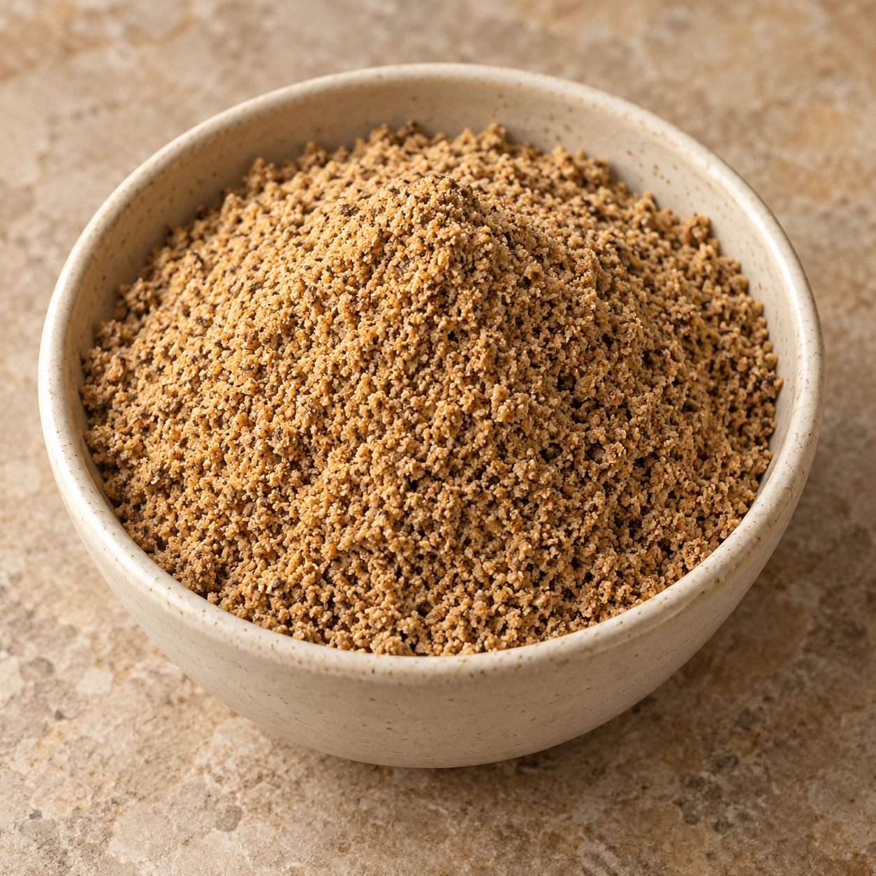 Dry ground sesame podi